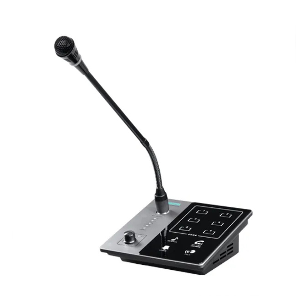 DMA60M 6-зонная микрофонная вызывная станция DSPPA