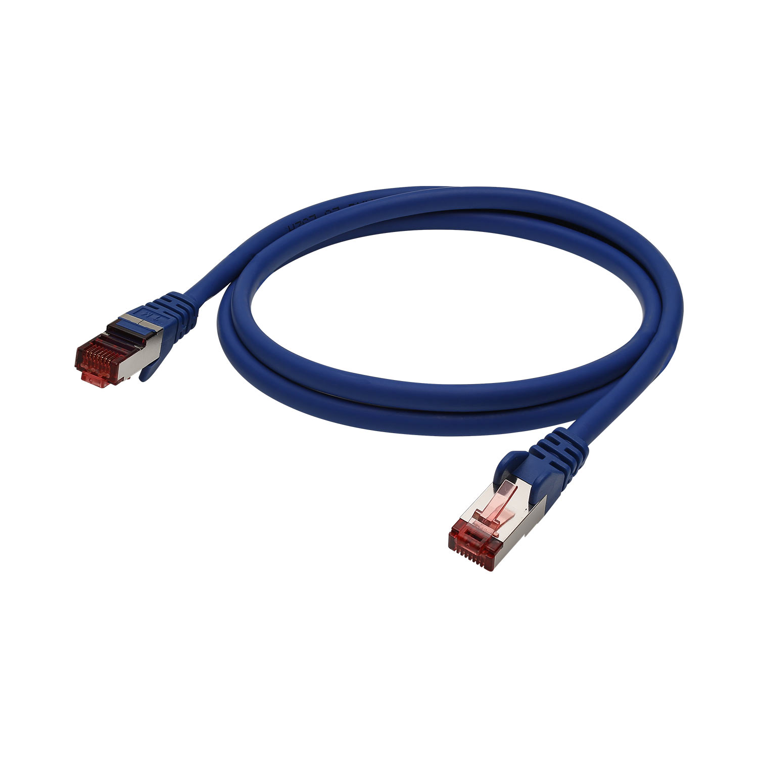 BASIC CAT.6a,  1 х RJ45 штекер <---->  1 х RJ45 , 0,50 м, синий готовый сетевой провод Sommer Cable