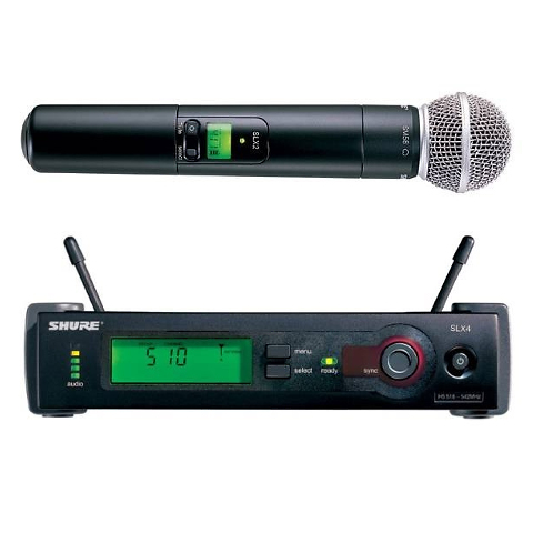 SLX24E/SM58 Q24 профессиональная вокальная радиосистема Shure