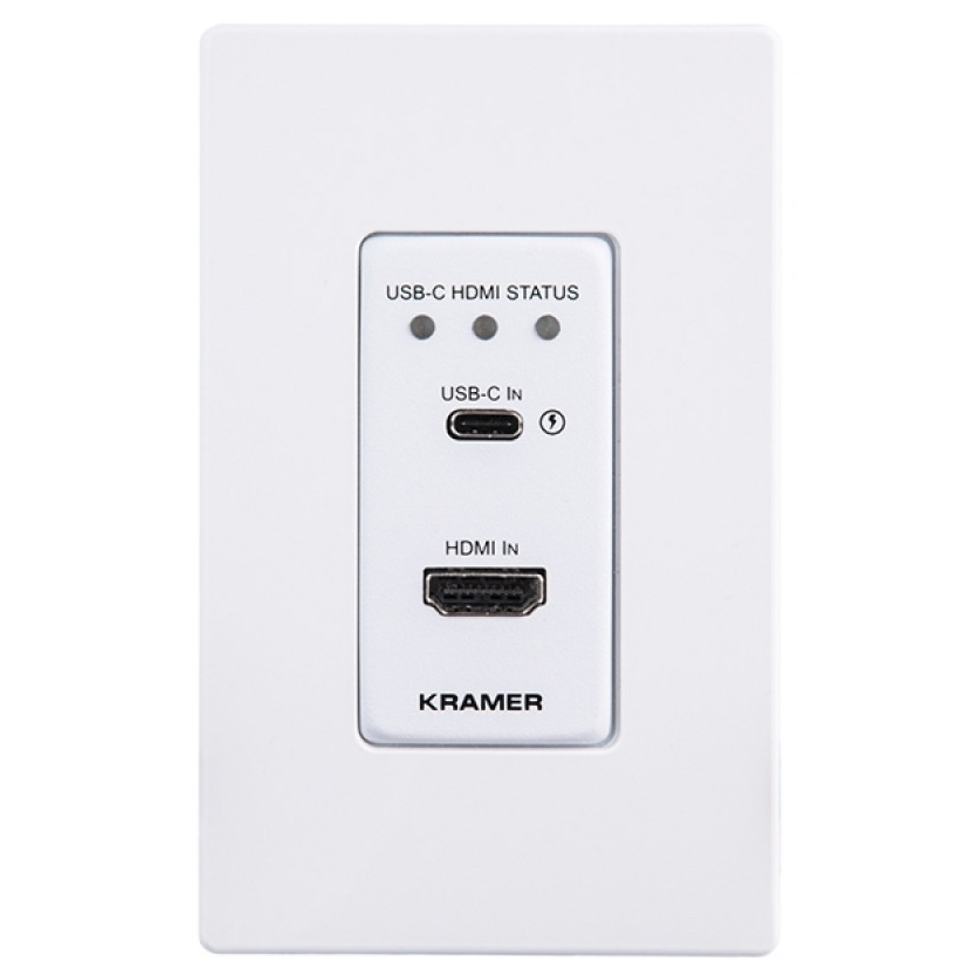 WP-20CT/US-D(W/B) автокоммутатор сигналов HDMI/USB-C Kramer