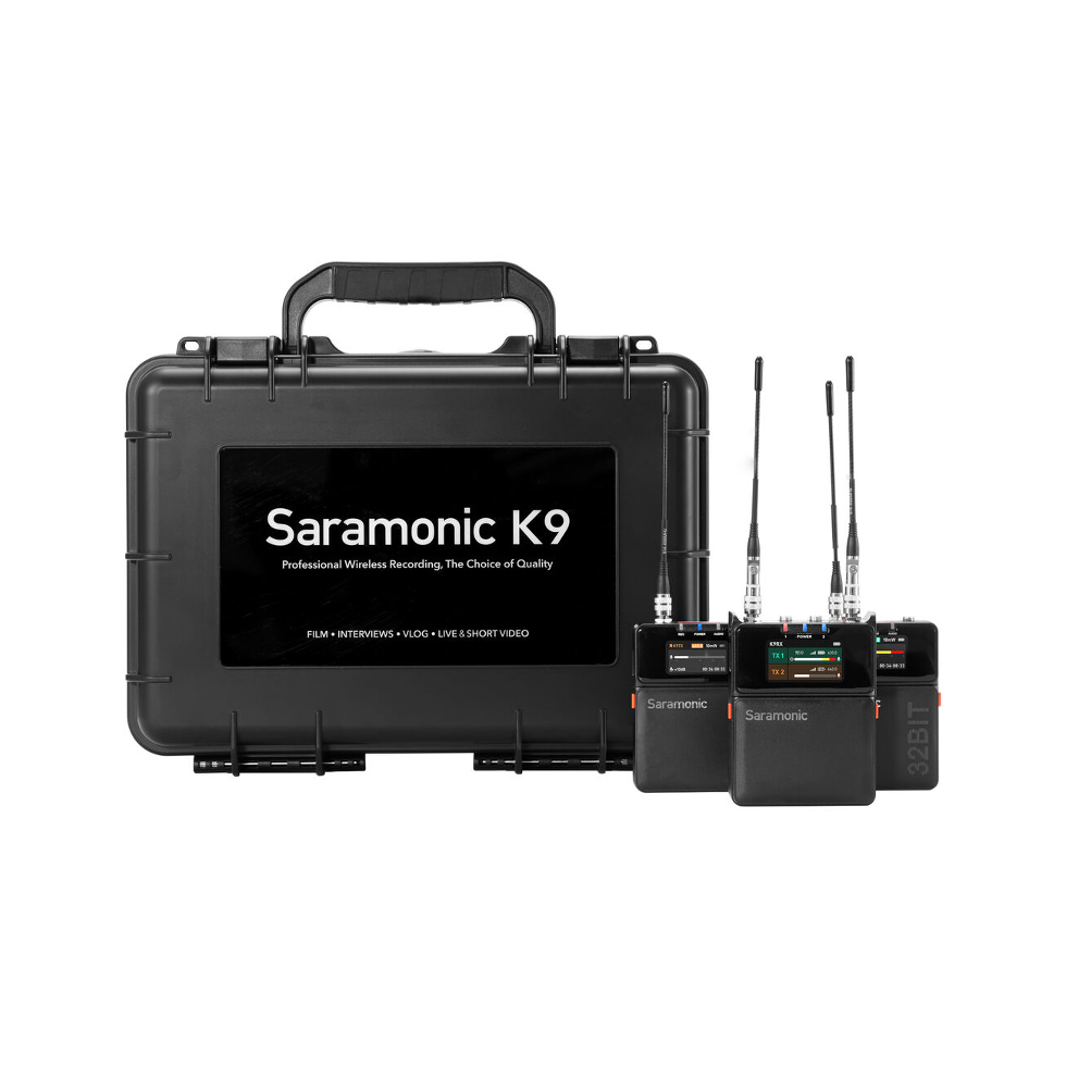 SARAMONIC K9 DIGITAL DUO радиосистема УВЧ приемник + 2 передатчика в чемодане Saramonic