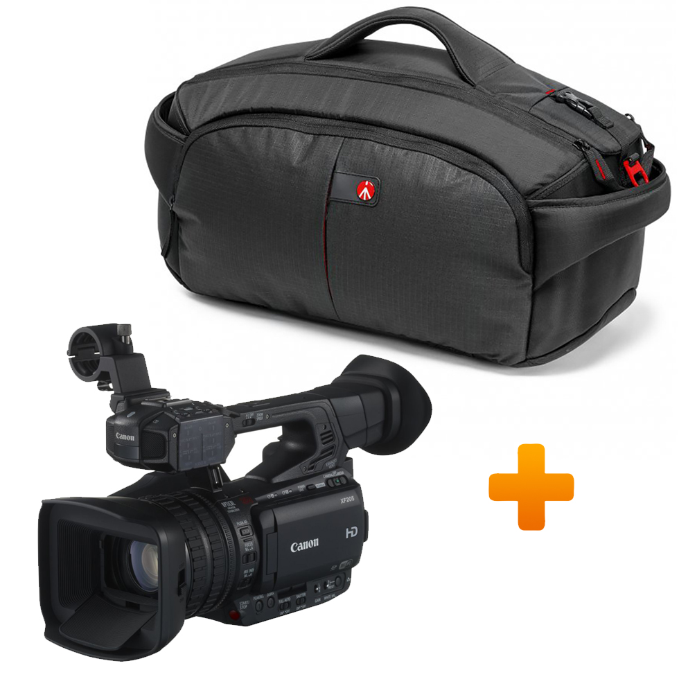 Canon XF205 + Manfrotto MB PL-CC-193N камера и сумка Комплект