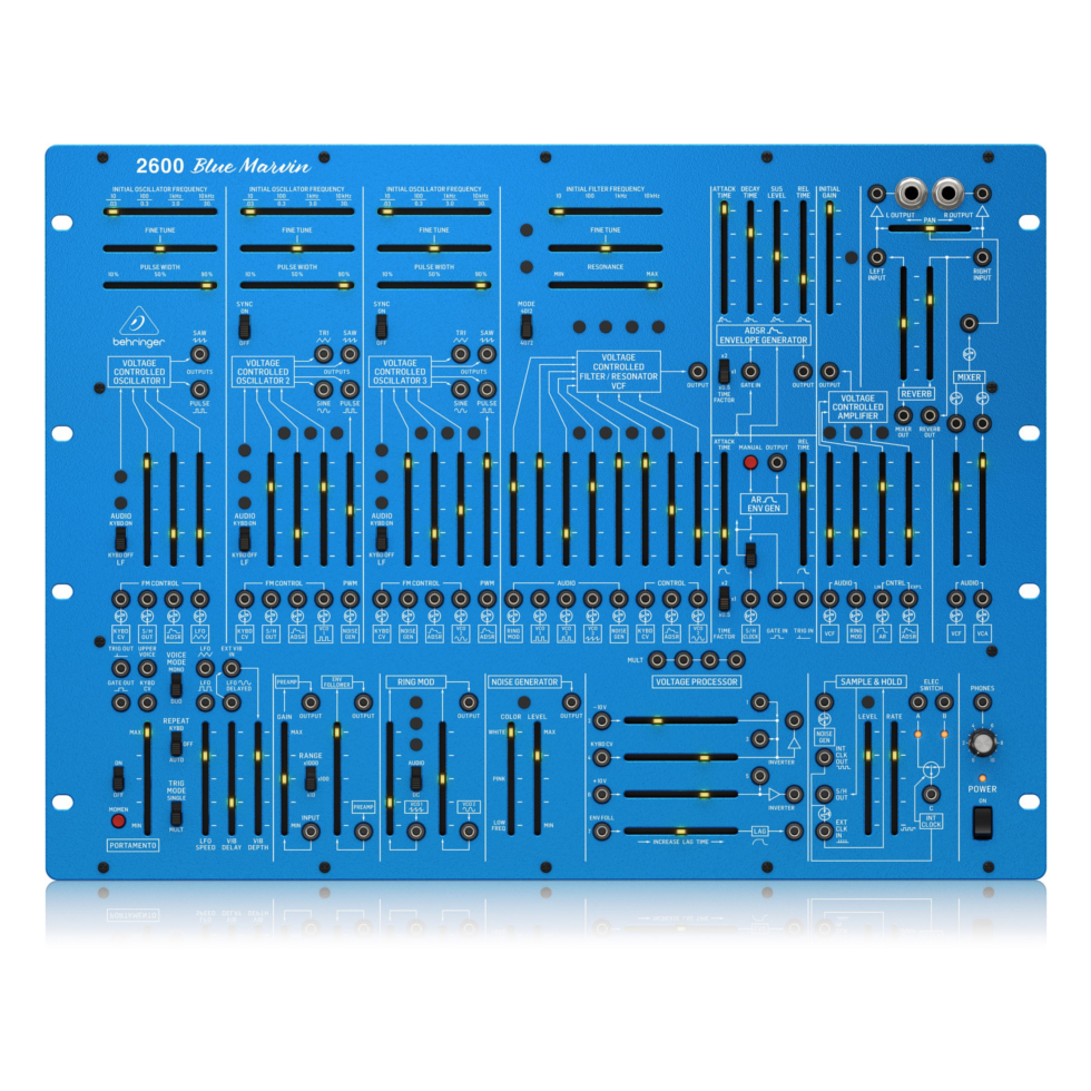 2600 BLUE MARVIN аналоговый полумодульный синтезатор Behringer