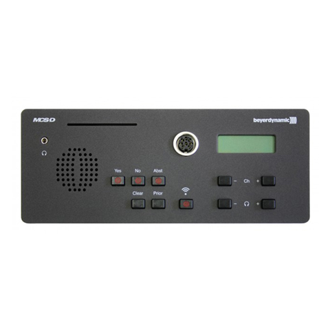 CA 3673 врезная панель председателя Beyerdynamic