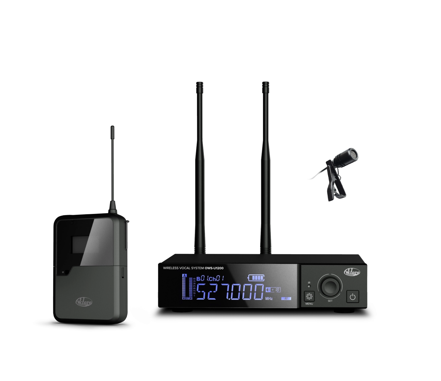 OWS-U1200L01 радиосистема с петличным микрофоном L01 без кейса Октава