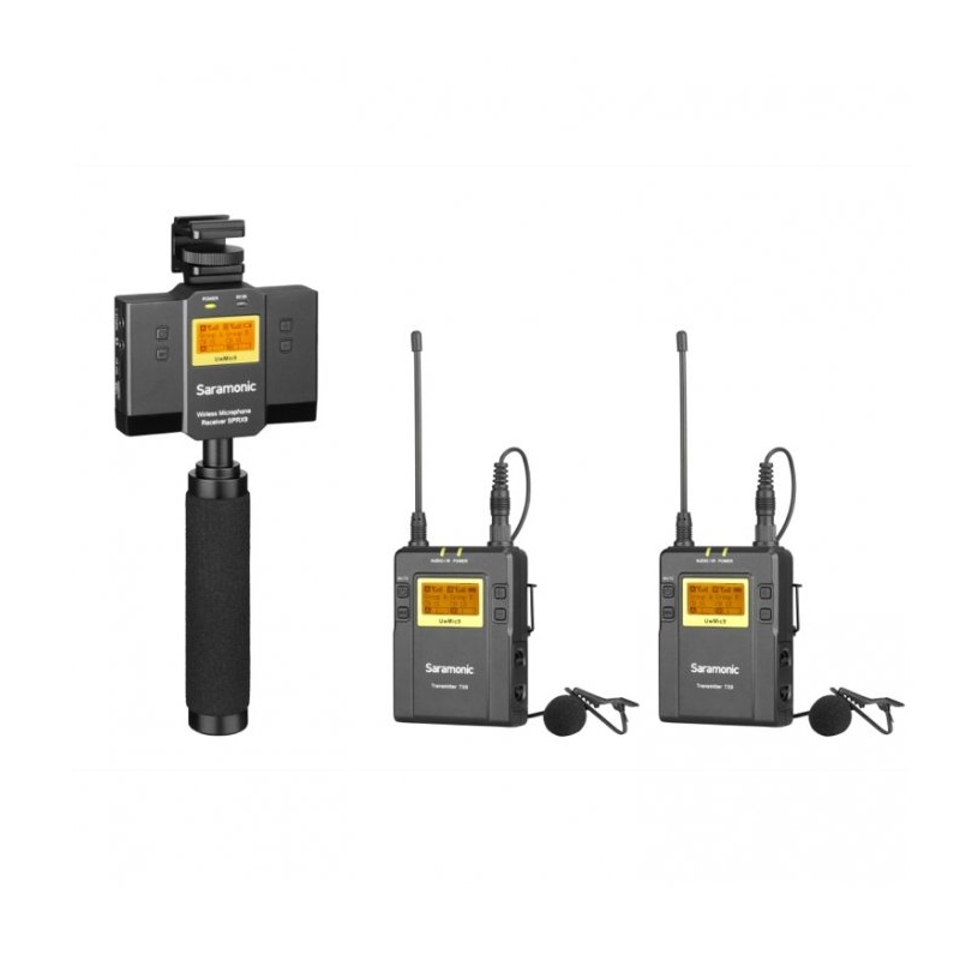 UwMic9 Kit13 TX9+TX9+SPRX9 радиопетлички Saramonic