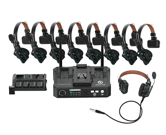 Solidcom C1-8S Pro with HUB беспроводной интерком на 8 абонентов Hollyland