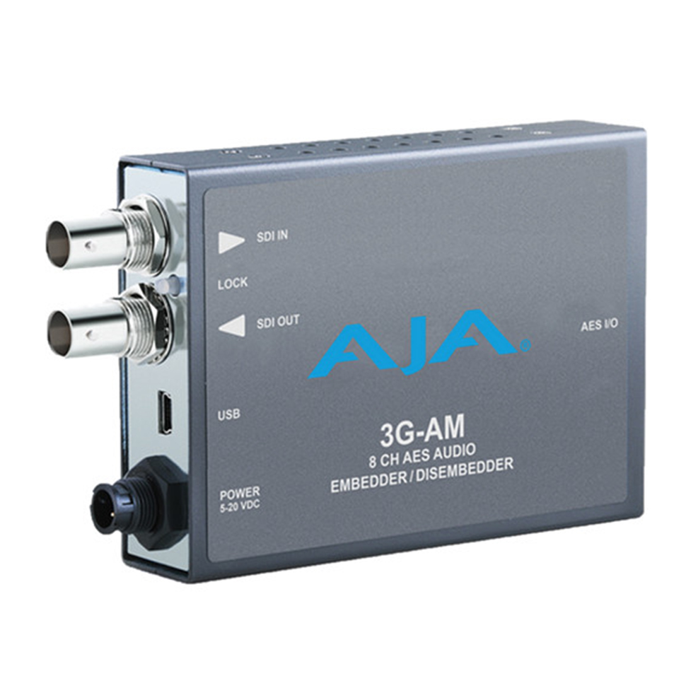 3G-AM-XLR 8-канальный эмбеддер/деэмбеддер AJA