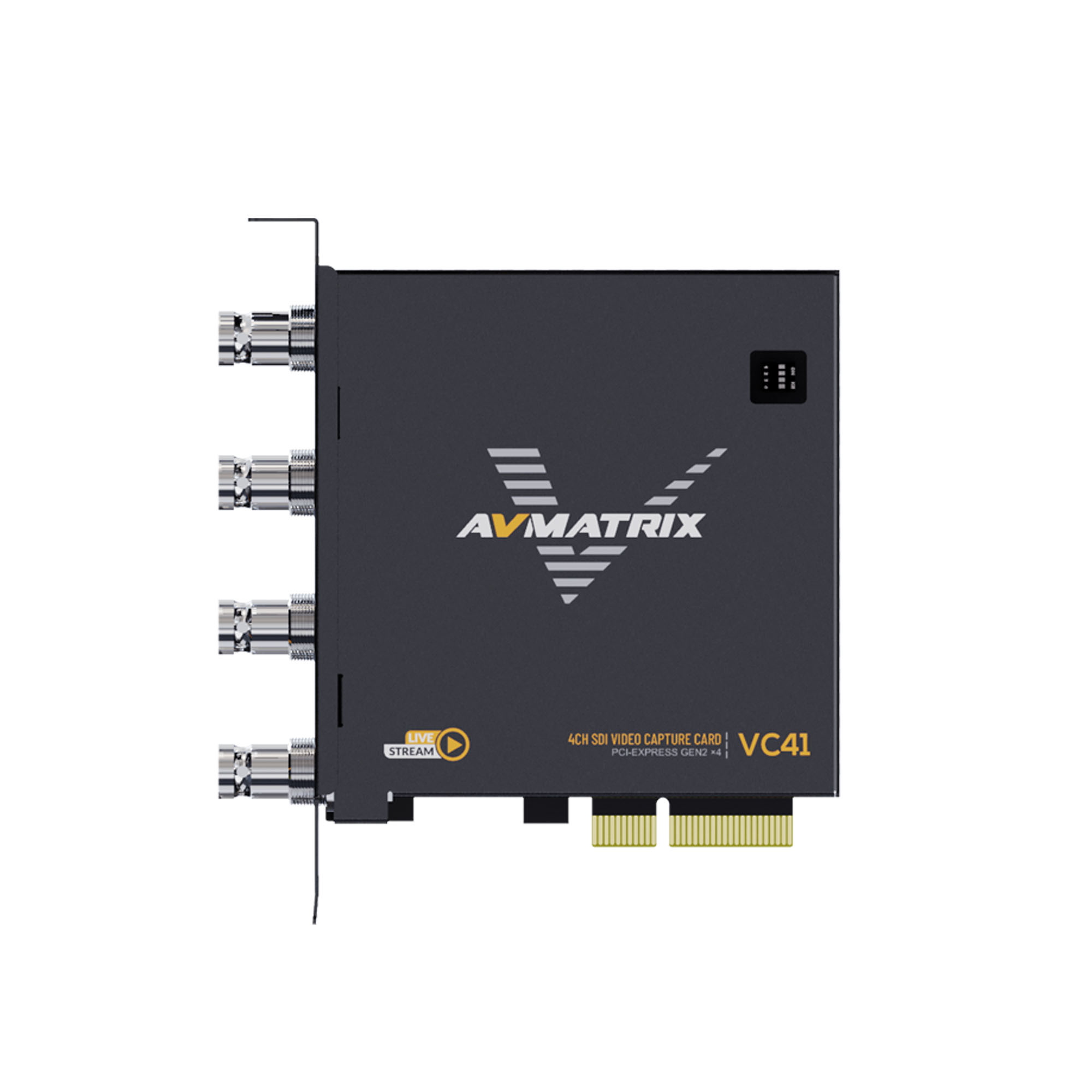 VC41 4CH 3G-SDI PCIE плата видеозахвата AVMatrix