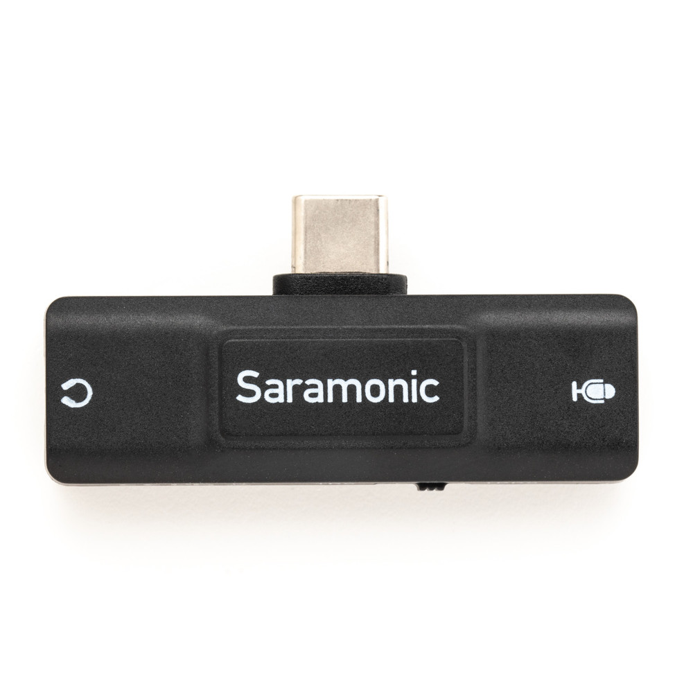 SR-EA2U аудио адаптер TRS/TRRS - USB-С, вход  TRS/TRRS, выход 3.5мм гнездо и USB-C Saramonic