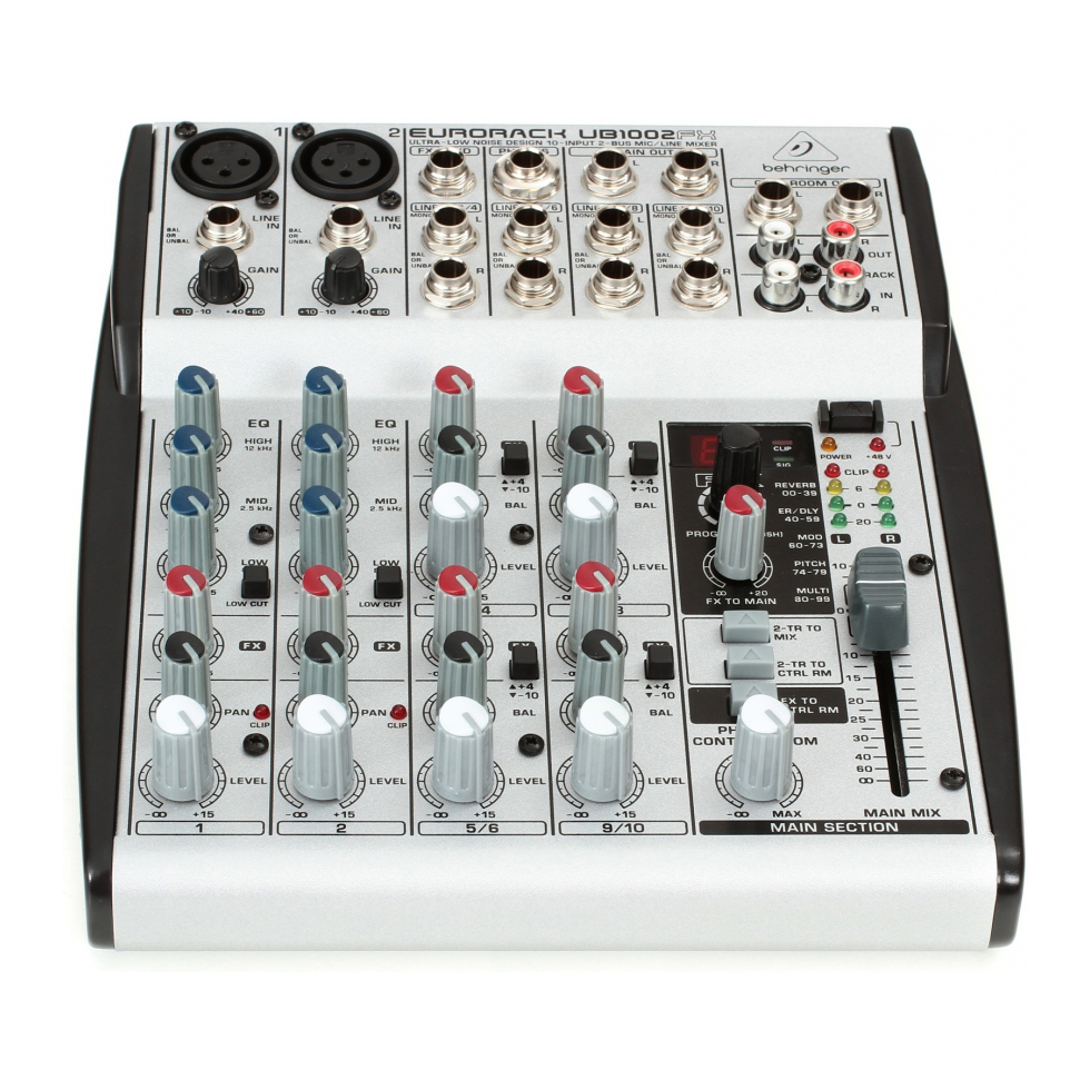 UB1002 микшерный пульт Behringer