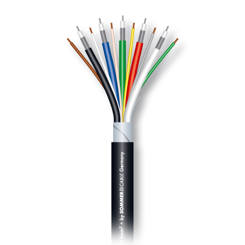 SC-TRANSIT MINI CONTROL MC506 комбинированный кабель, чёрный Sommer Cable