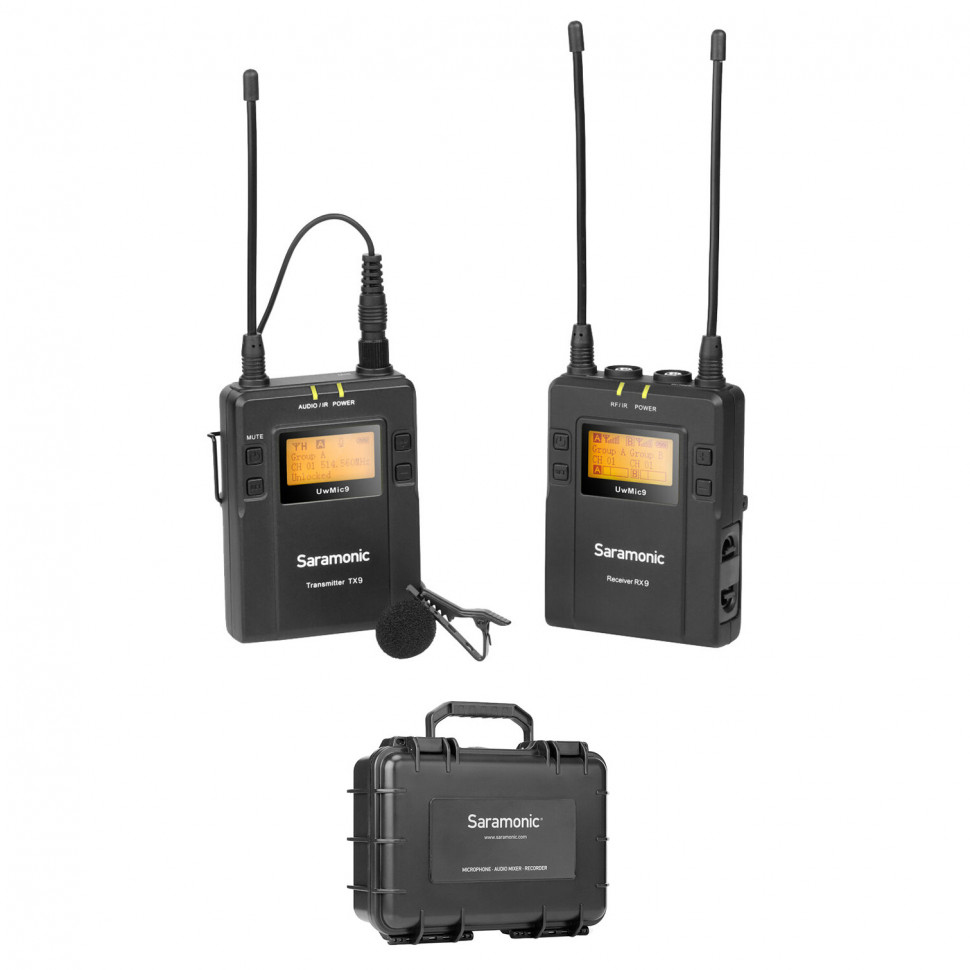 UwMic9s Kit1 (TX9+RX9) петличная радиосистема Saramonic