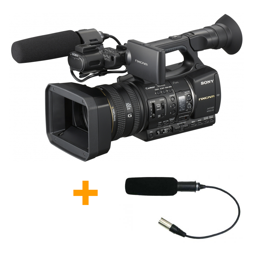 HXR-NX5R/XLR + ECM-XM1 камкордер с микрофоном в комплекте Sony