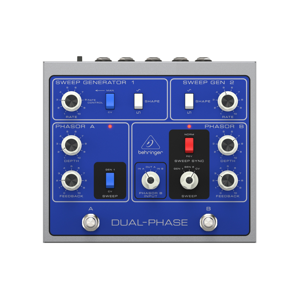 DUAL-PHASE аутентичный классический фейзер для гитар Behringer