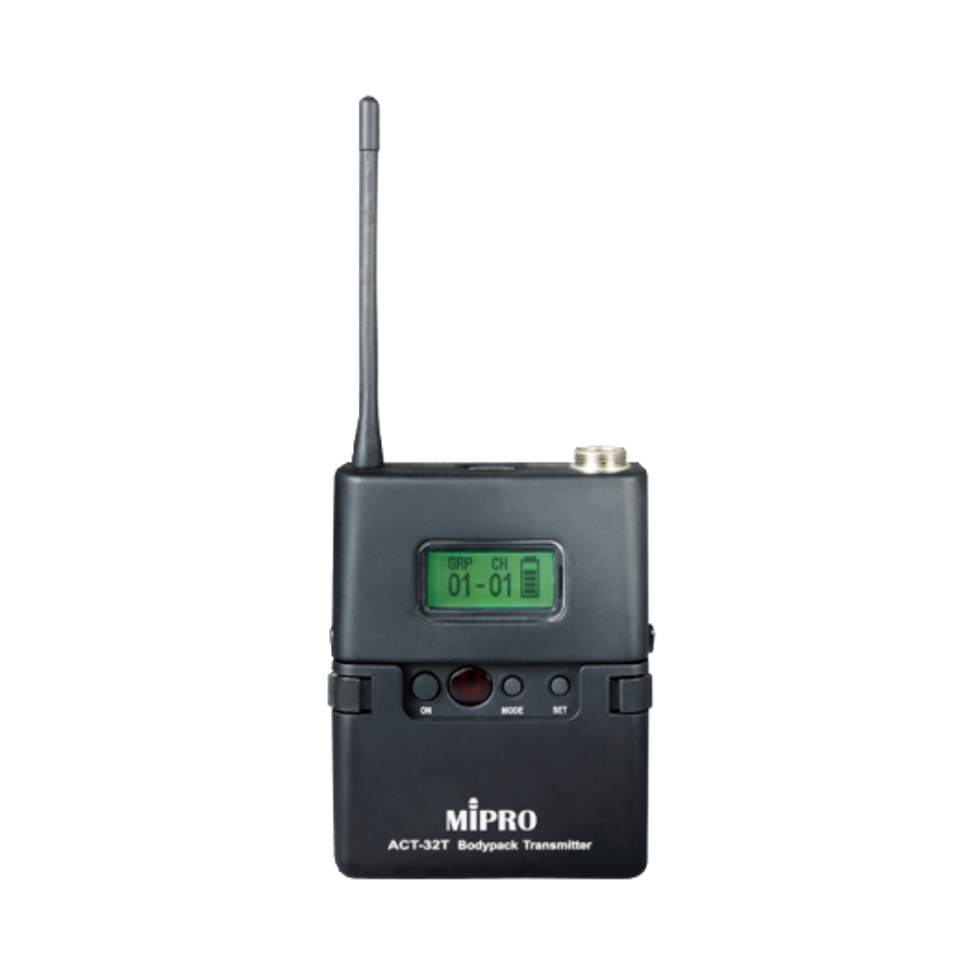 ACT-32T (620-644 MHz) миниатюрный поясной UHF передатчик MIPRO