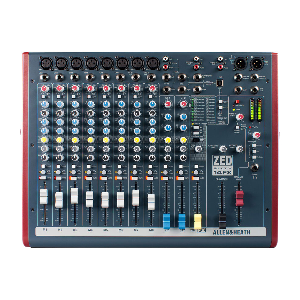 ZED60-14FX микшерный пульт Allen&Heath