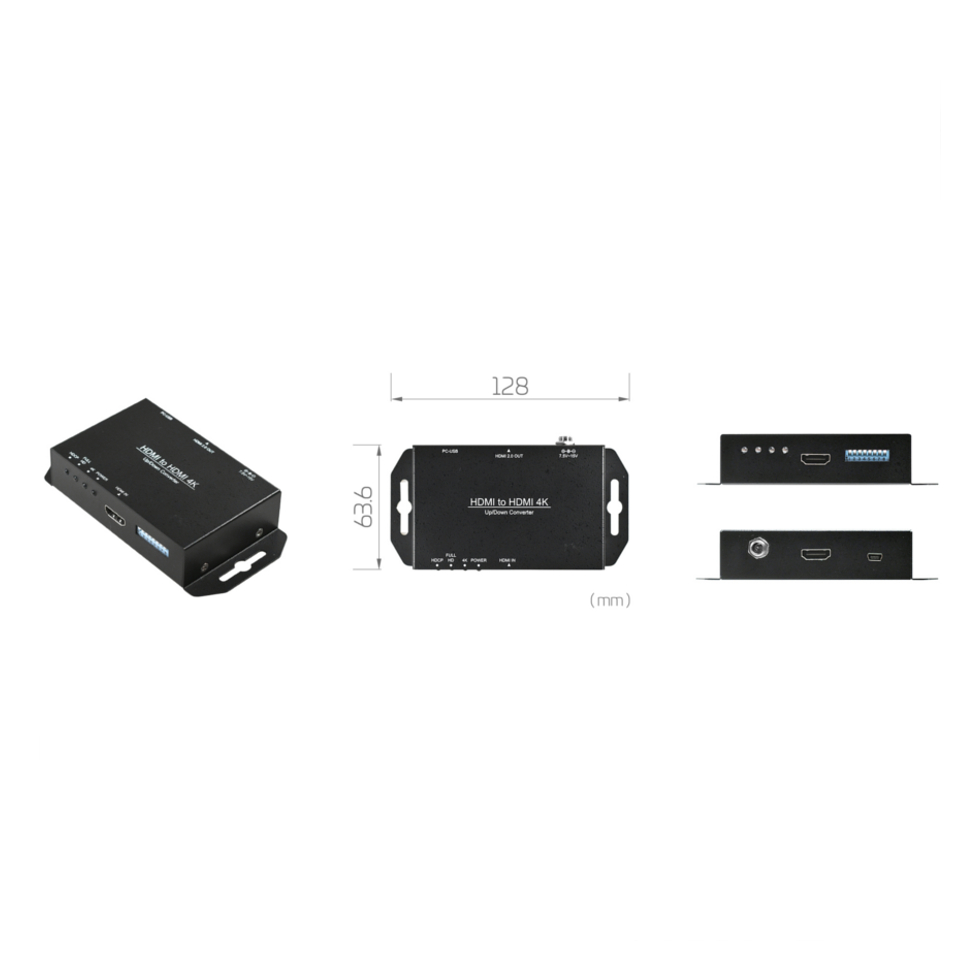 HDMI to HDMI 2.0 4K конвертер YUAN