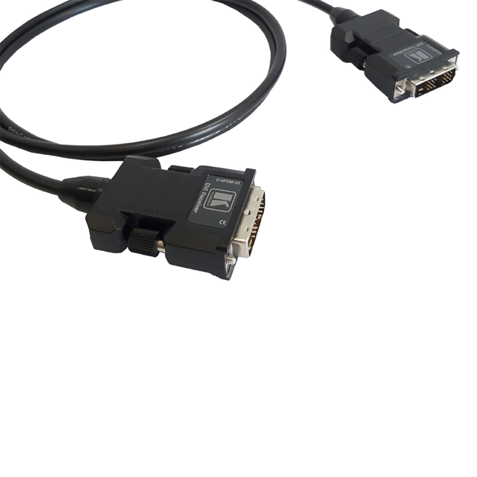 C-4FDM/4FDM-33 оптоволоконный кабель DVI Single Link с EDID-эмулятором Kramer