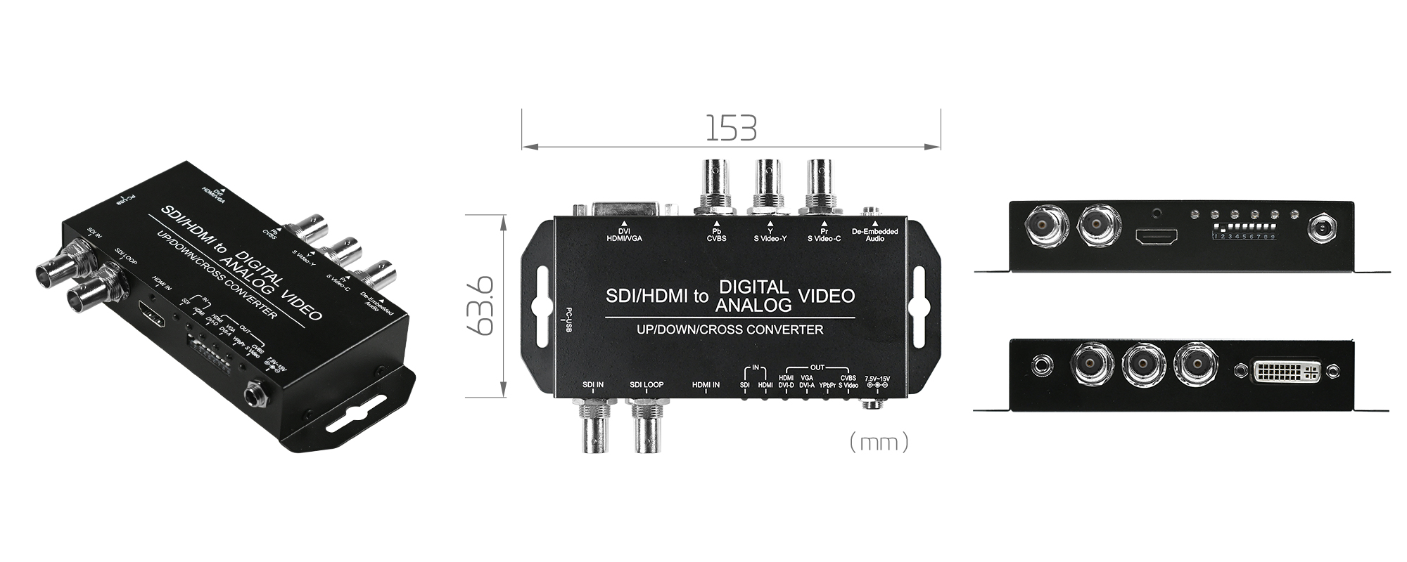 SDI/HDMI в Multi конвертер YUAN