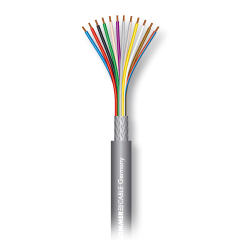 SC-CONTROL FLEX 8x0,34 кабель управления, 8x0,34 мм², серый Sommer Cable
