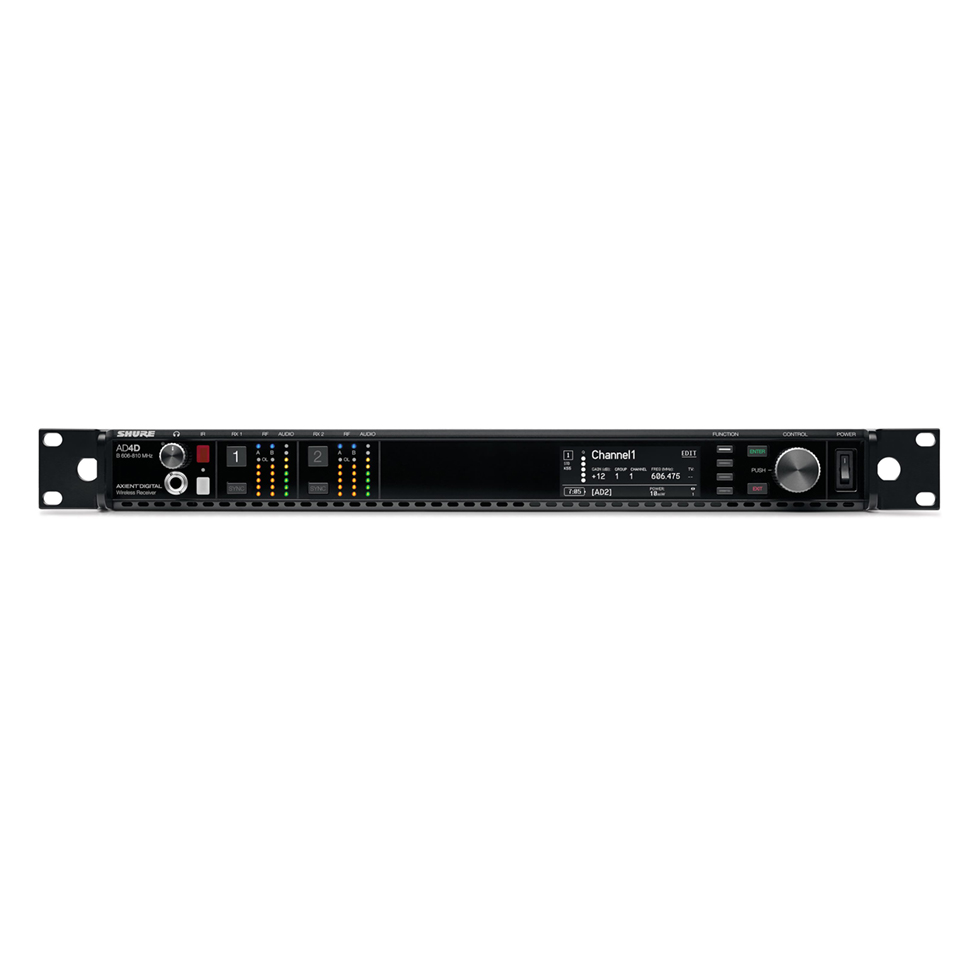 AD4DE=-A 470-636 MHz двухканальный приемник Shure