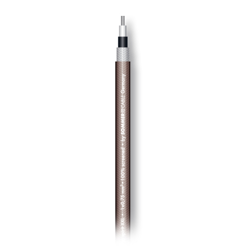 SC-SPIRIT XXL инструментальный кабель класса HIGH END, 1х0,75 мм², чёрный прозрачный Sommer Cable