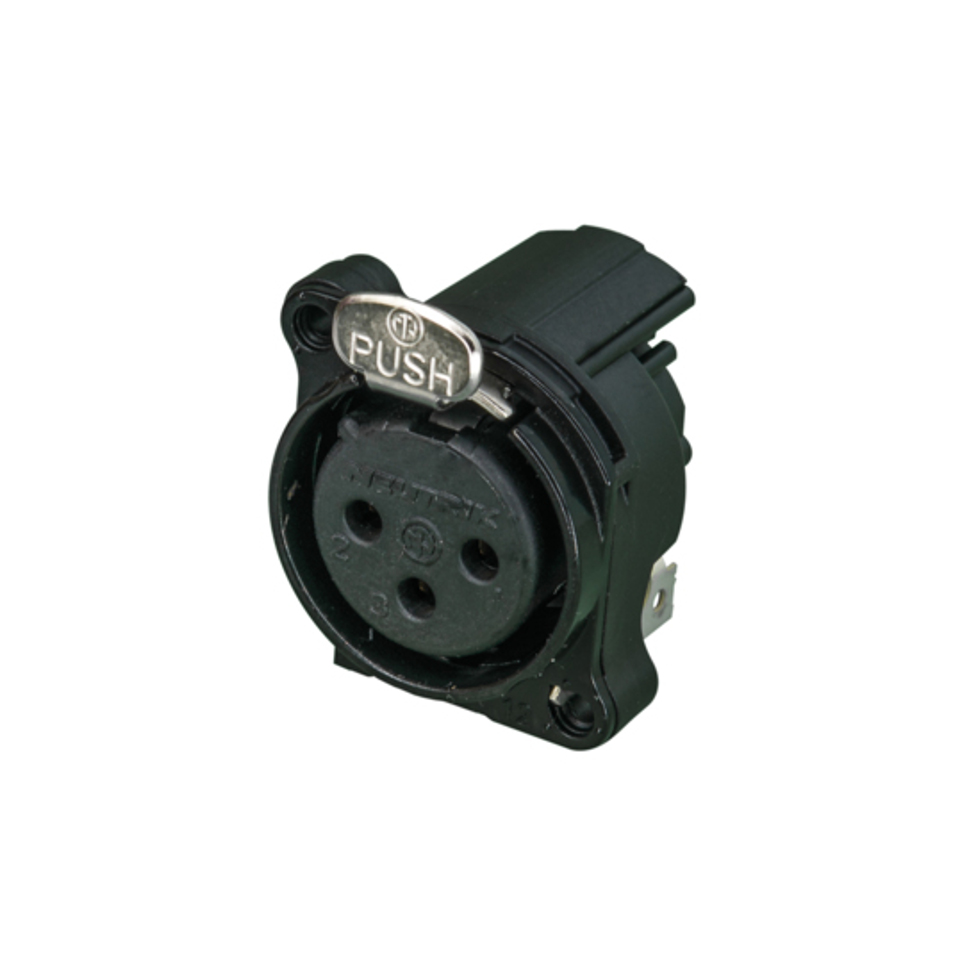 NC3FBH1-B панельный разъем XLR Neutrik