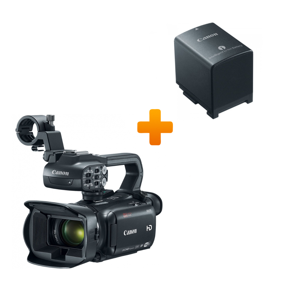 XA35 + BP-820 Power Kit камера и дополнительный аккумулятор Canon