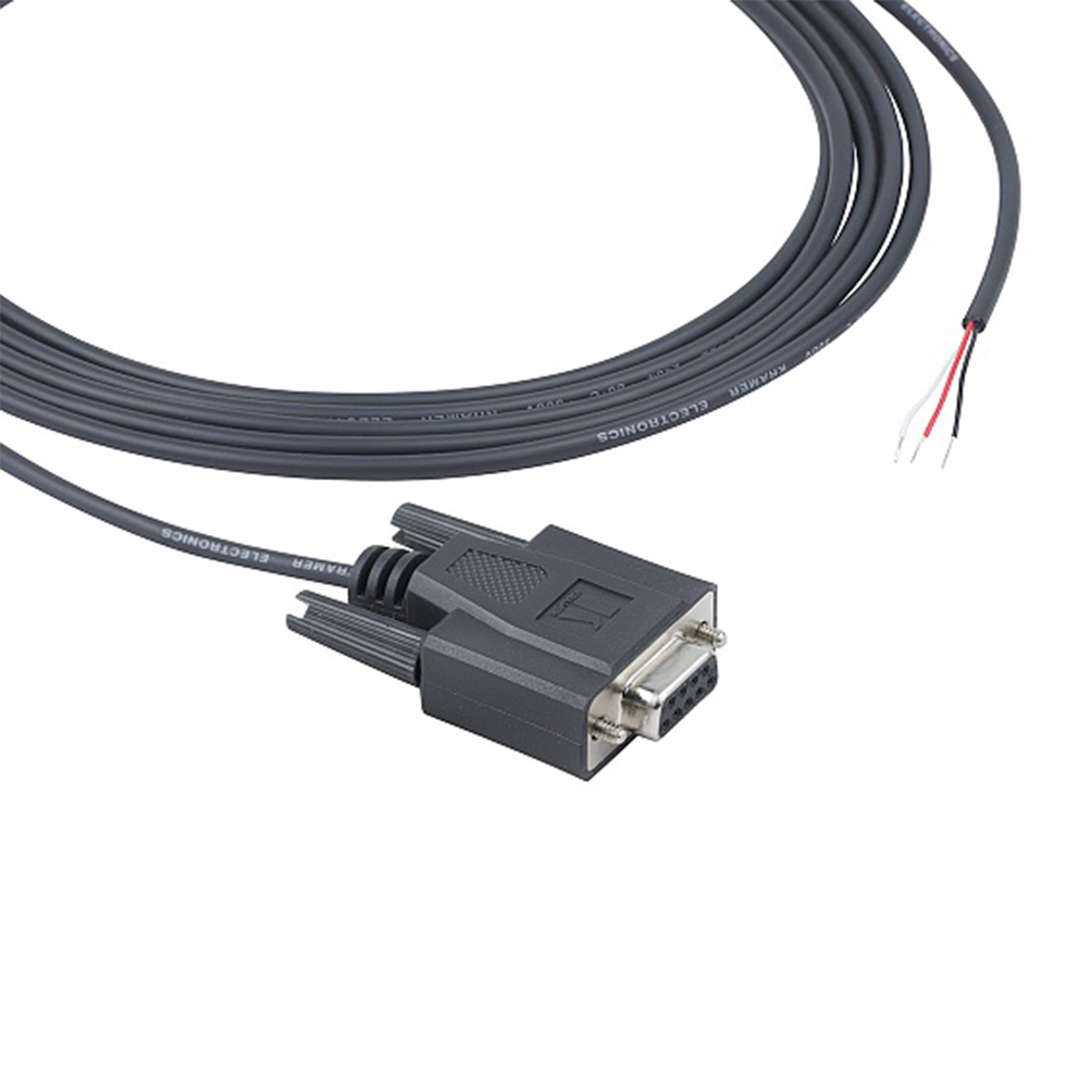 C-D9F/OPEN-6 кабель RS-232 D-Sub розетка-луженые провода, 1,8 м Kramer