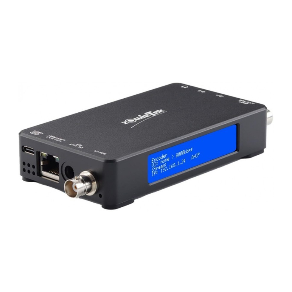 ZowieBox SDI NDI видеокодер-декодер Zowietek