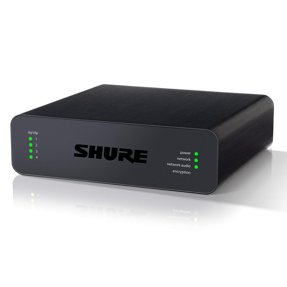 ANI4IN-XLR четырехканальный аудиоинтерфейс Shure