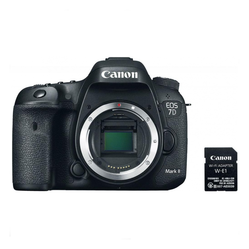 EOS 7D Mark II Body+W-E1 зеркальная цифровая камера и Wi-Fi-адаптер Canon