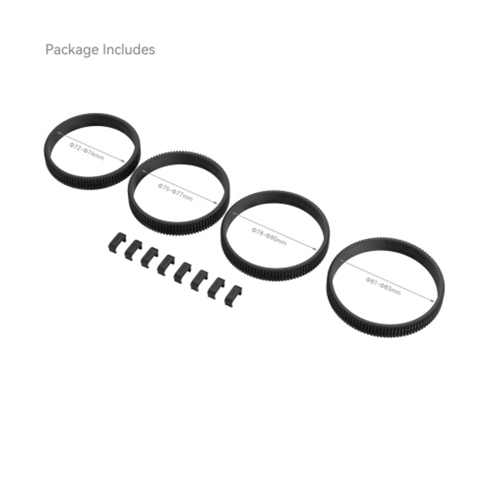 4187 комплект зубчатых резиновых колец Seamless Focus Gear Ring Kit Smallrig
