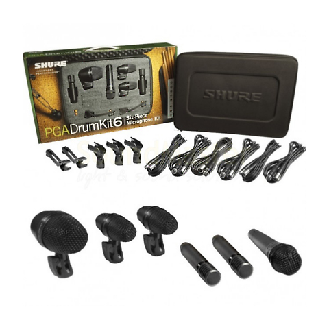 PGADRUMKIT6 набор микрофонов для ударных Shure