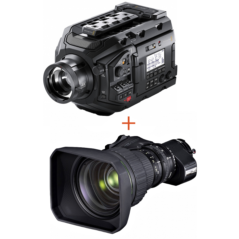 Blackmagic URSA Mini Pro 4.6K G2 +UA24x7.8BERD-S6+SS-15D Спорт и Новости в 4К  Комплект