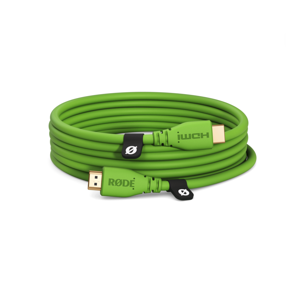 HDMI CABLE 3M - GREEN кабель RODE