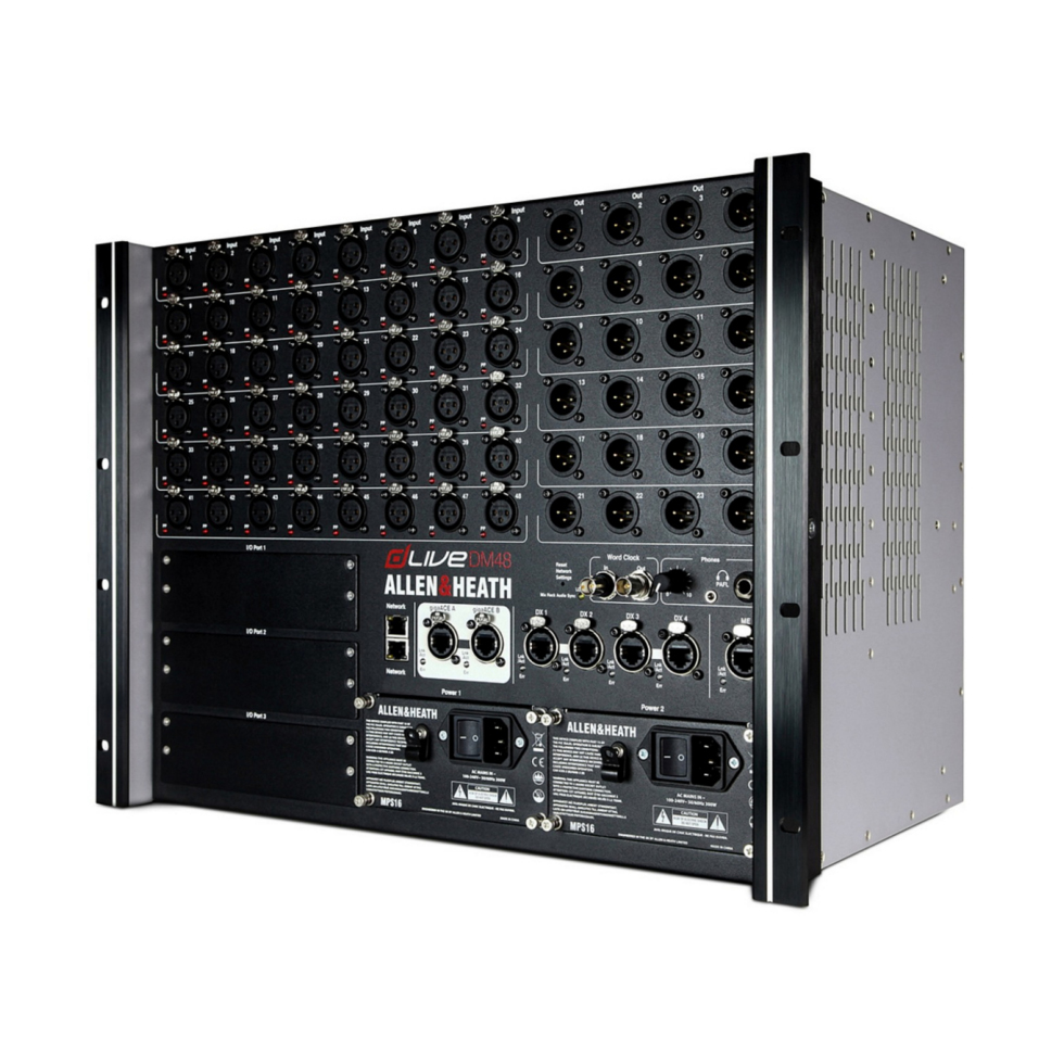 DLIVE-DM48U (dLive DM48U) цифровой микшерный модуль, 48 мик./лин.входов, 24 лин.выхода Allen&Heath