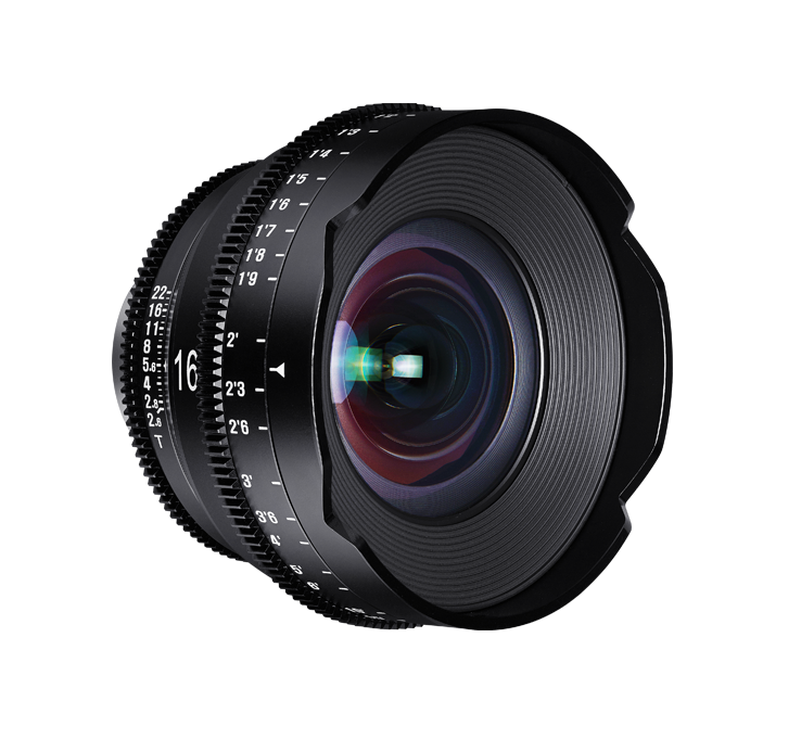 XEEN 16mm T2.6 FF CINE Lens Sony E кинообъектив с алюминиевым корпусом Samyang