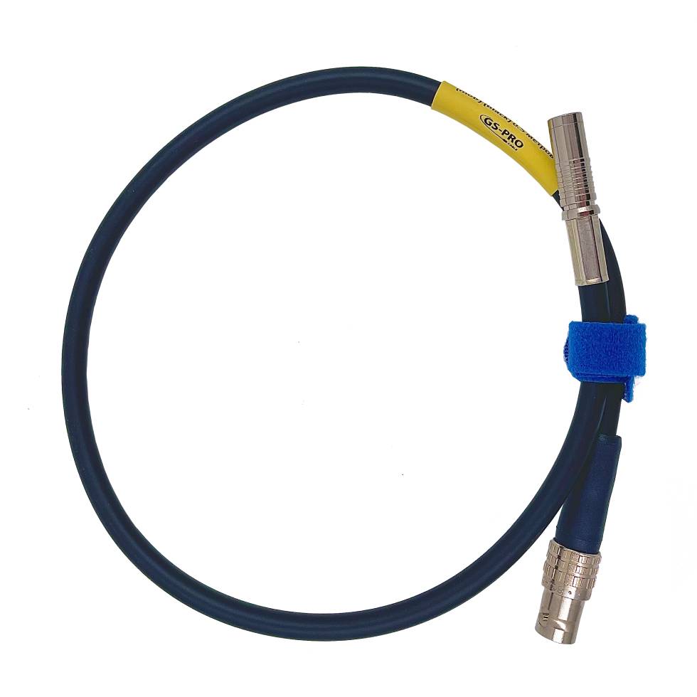 12G SDI DIN1.0/2.3-BNC(F) (black) 0,3 метра кабель (черный) GS-PRO