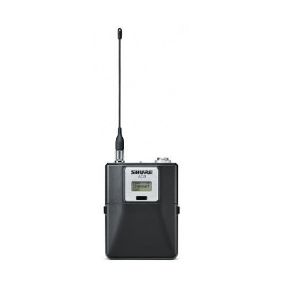 AD1 G56 470-636 MHz (TA4F. RTD) поясной передатчик Shure
