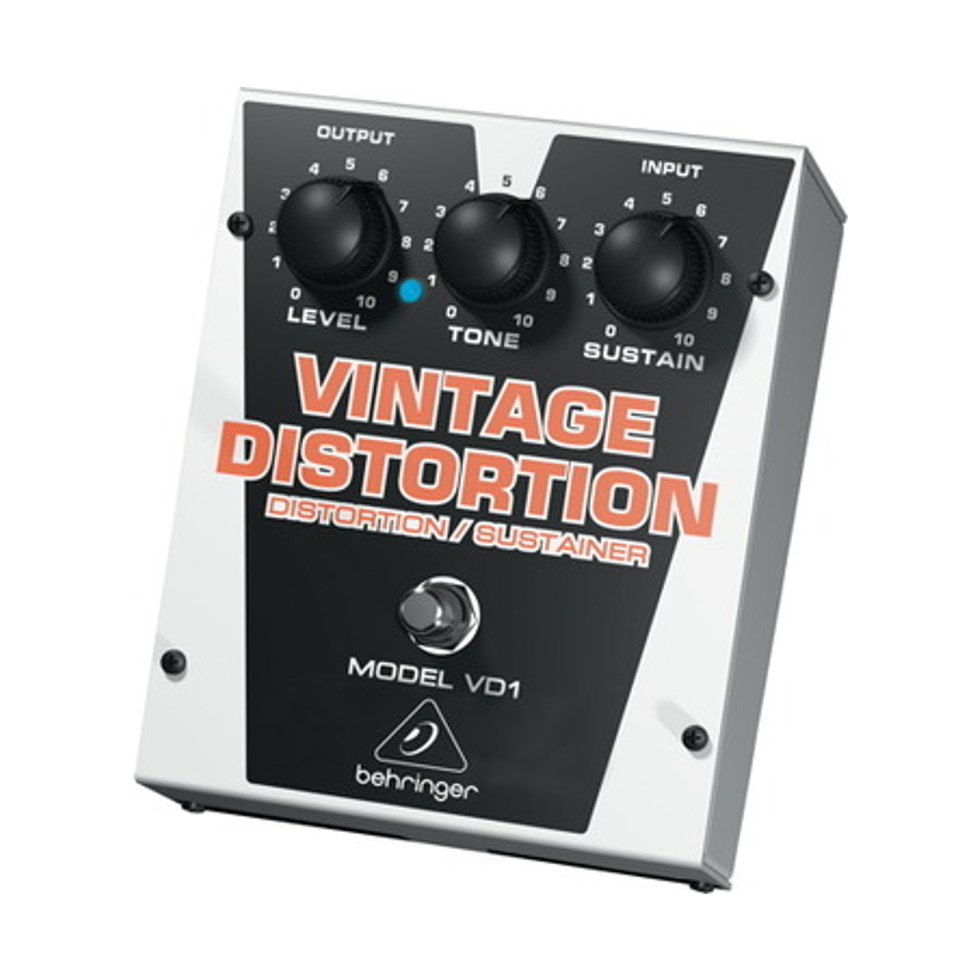 VD1 педаль дисторшн-сустейнер Behringer