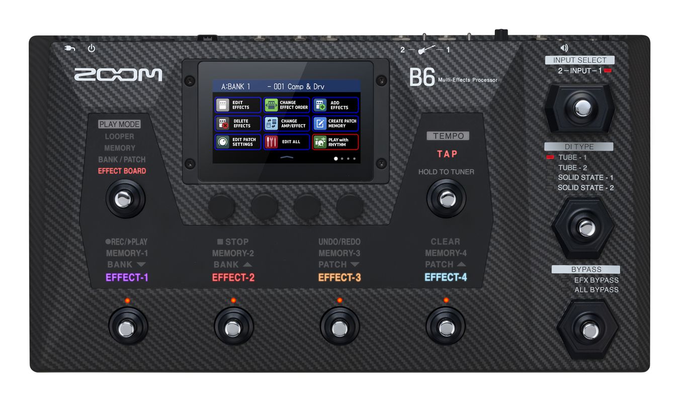 B6 процессор для бас-гитары Zoom