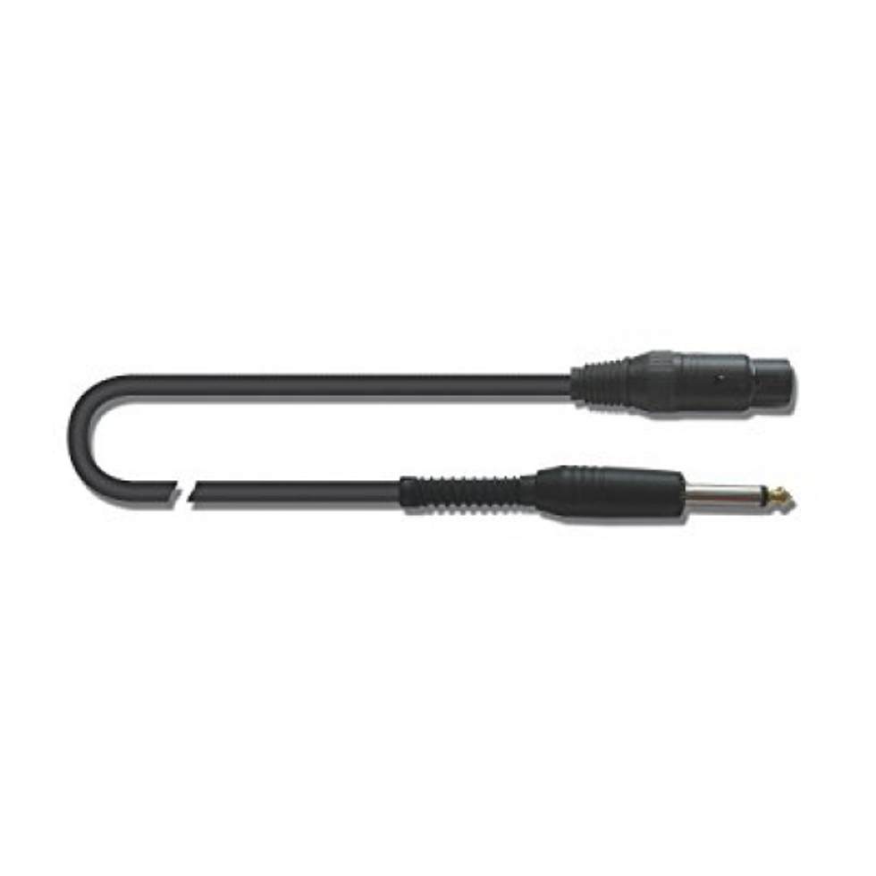 MCR612K-6BK микрофонный кабель Quik Lok