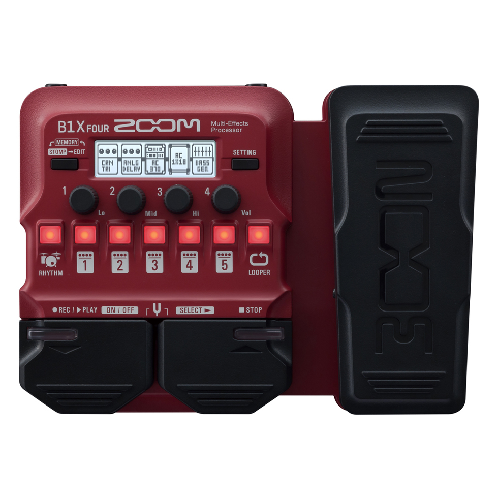 B1X FOUR басовый процессор мультиэффектов Zoom