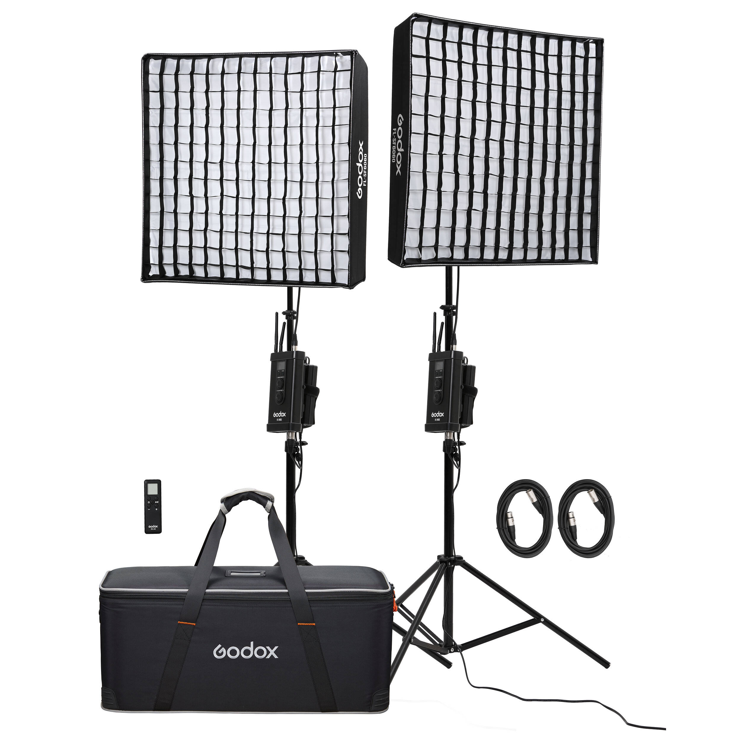 FL150S-K2 комплект светодиодных осветителей для видеосъемки Godox