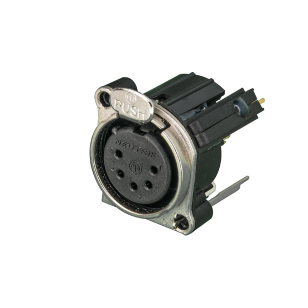 NC5FBV-SW панельный разъем XLR Neutrik