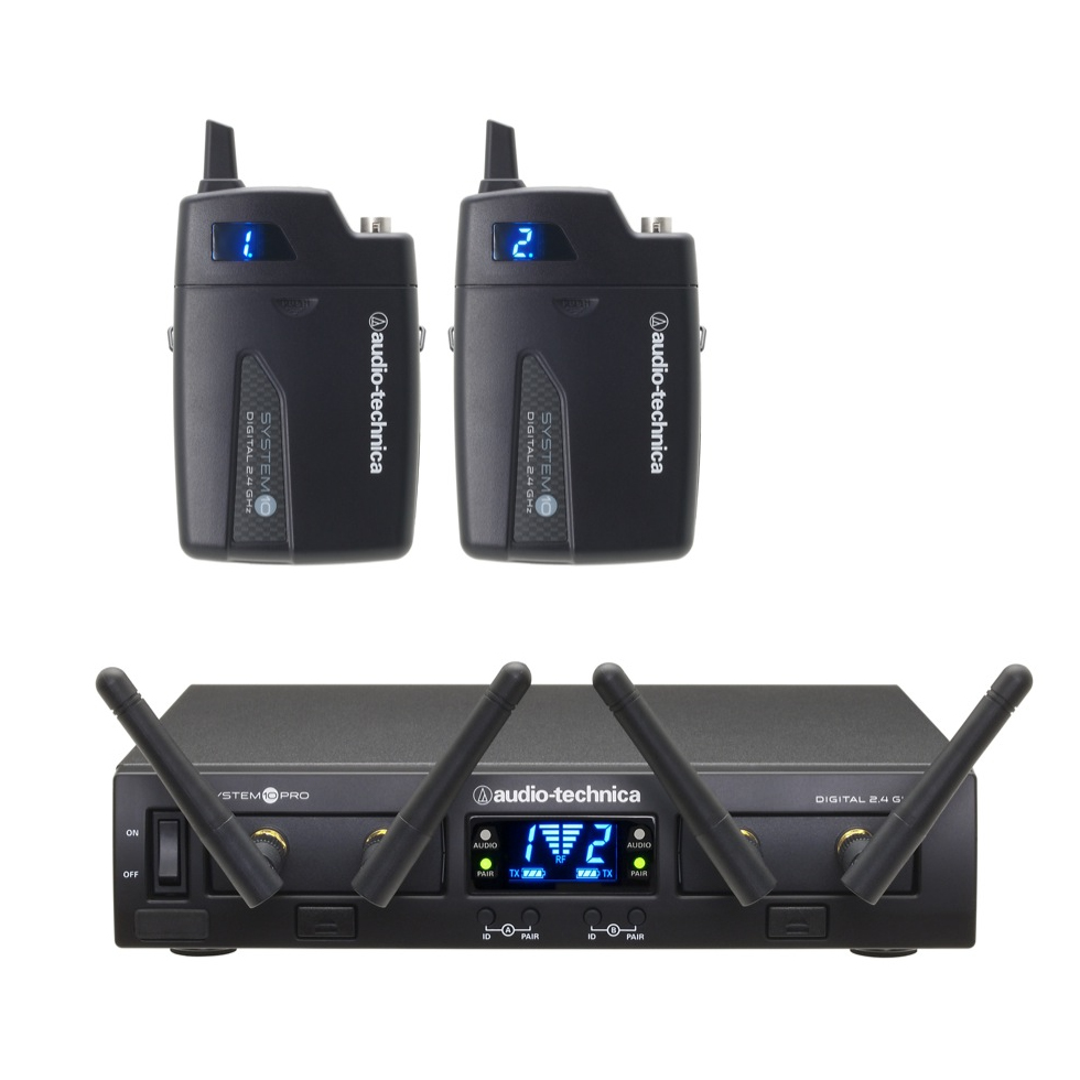 ATW-1311 сдвоенная поясная радиосистема Audio-Technica