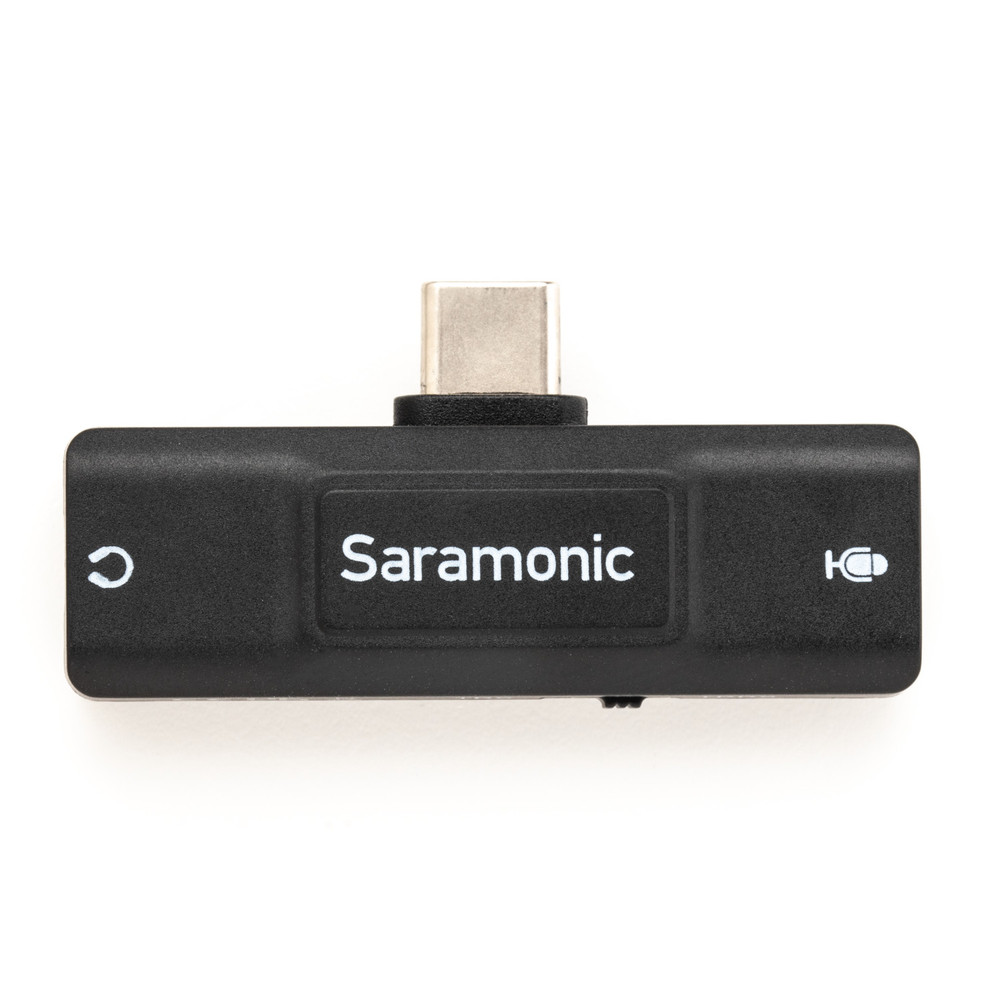 SR-EA2U аудио адаптер TRS/TRRS - USB-С, вход  TRS/TRRS, выход 3.5мм гнездо и USB-C Saramonic