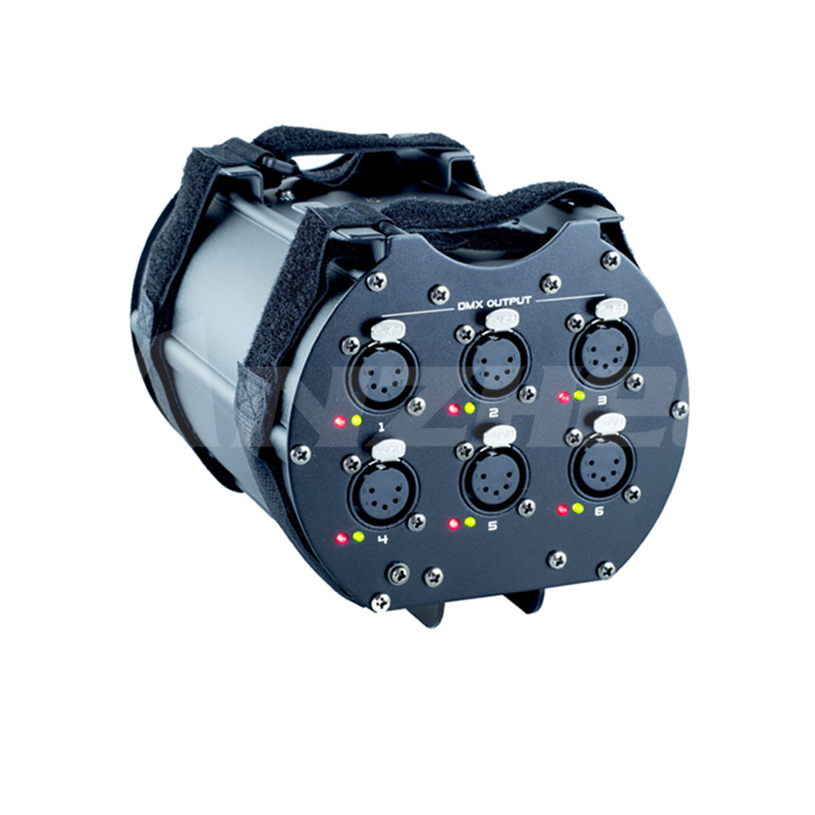 DMX Splitter 6 Branch 5pin оптический 6-канальный сплиттер DMX-сигнала Anzhee